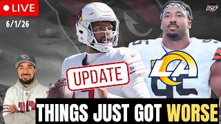 BIG Time RUMORS That Could Bring Myles Garrett To The NFC West | Jacoby Brissett Update!