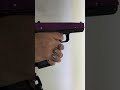 Working on trigger control using the SIRT training pistol.