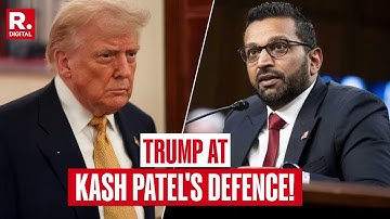 Trump Shields FBI Director Kash Patel Amid Charlie Kirk 