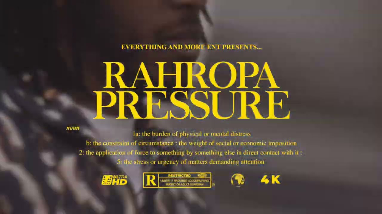 Watch RAHROPA - PRESSURE on YouTube Watch RAHROPA - PRESSURE on YouTube