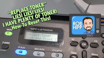 🖨️ HOW-TO: Reset Replace Toner Message Brother MFC-L2700DW Monochrome Laser Printer Hack