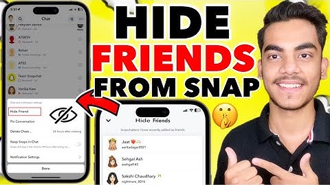 Hide Snapchat Friends List | Snapchat Me Friend Ko Hide Kaise Kare | Remove Snapchat Friends Fast