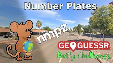 Geoguessr Daily Challenge - NMPZ - This Number Plate Confirmed The Country For Me