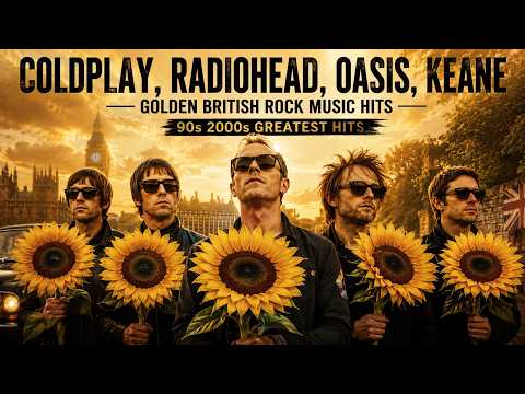 Coldplay, Radiohead, Oasis, Keane - Golden British Rock Music Hits