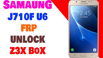 Samsung Galaxy J7 J710F U6 FRP Reset Done via Combination by Z3X