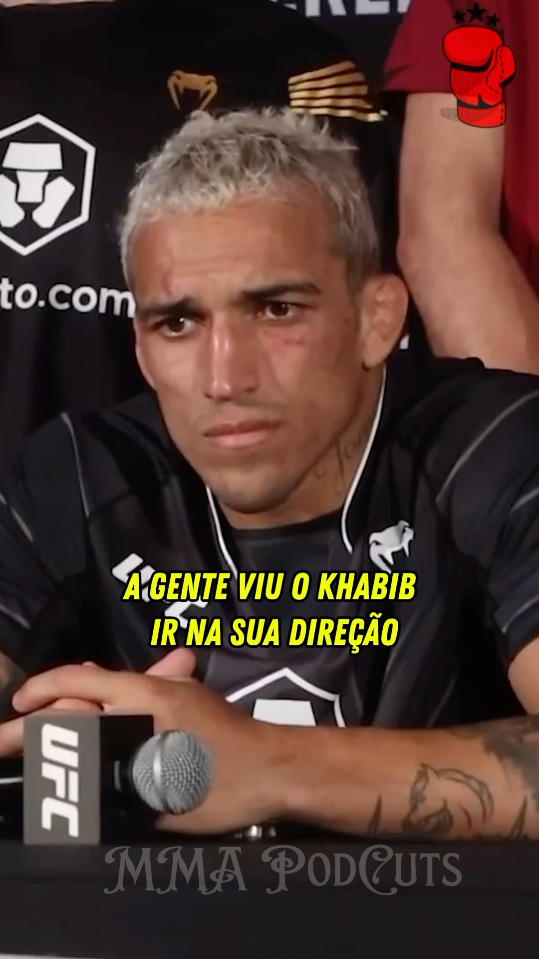 CHARLES OLIVEIRA SOBRE KHABIB NURMAGOMEDOV #mma #luta #boxe #ufc #shortsfeed #brasil #foryou