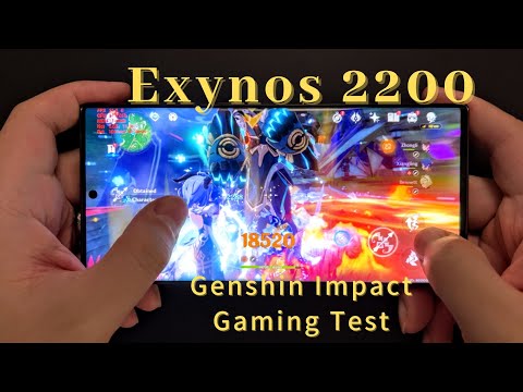 AMD + Exynos 2200 Failed Again, Galaxy S22 Ultra Genshin Impact Gaming FPS Test