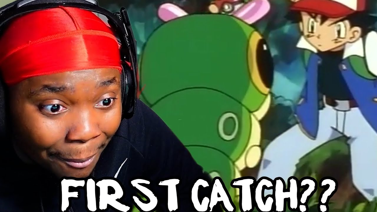 ASH CATCH FIRST POKEMON!! POKEMON HATER WATCHES POKEMON EPISODE 3/4| POKEMON REACTION