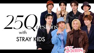 【Eng Sub】人生最愛のものはStray Kids(스트레이 키즈)のプライベート秘話に迫る25 Questions25ans