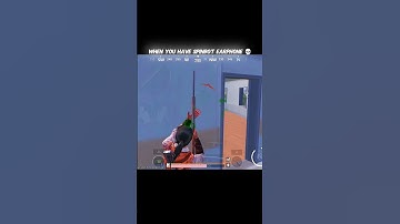 When You Have Spinbot Earphone 💀 #shorts #bgmi #pubg