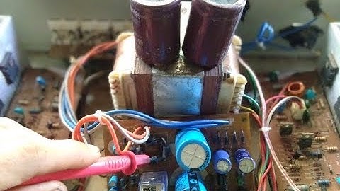 Cách thay tụ lọc nguồn cho ampli và những điều cần lưu ý