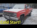 1984 Chevrolet K20 6 2 Diesel Cold Start