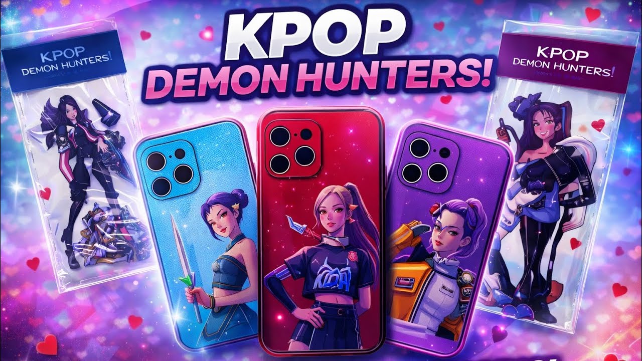 KPOP Demon Hunters Phone 17 Pro Max Cases & Keychains 🔥 Unboxing PEPPER DIY