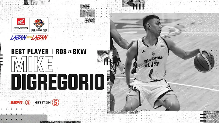 Best Player: Mike DiGregorio | PBA Philippine Cup ...