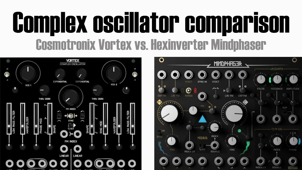 Hexinverter Mindphaser Complex Oscillator For Eurorack - Overview
