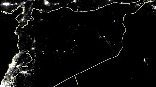 صور الأقمار الصناعية توضح أن 83% من أنوار سوريا انطفأت منذ بدء الأزمة
