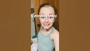 I start gymnastics today