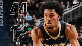 12 3-POINTERS 🤯 Trey Murphy III sets 3PM franchise record & drops CAREER-HIGH 44 PTS | NBA on ESPN