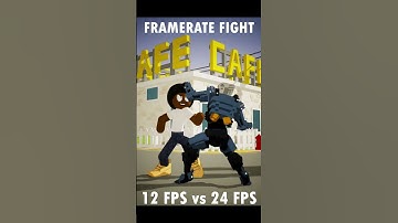 Framerate Fight - 12fps vs 24fps  #unrealengine #animation #toon