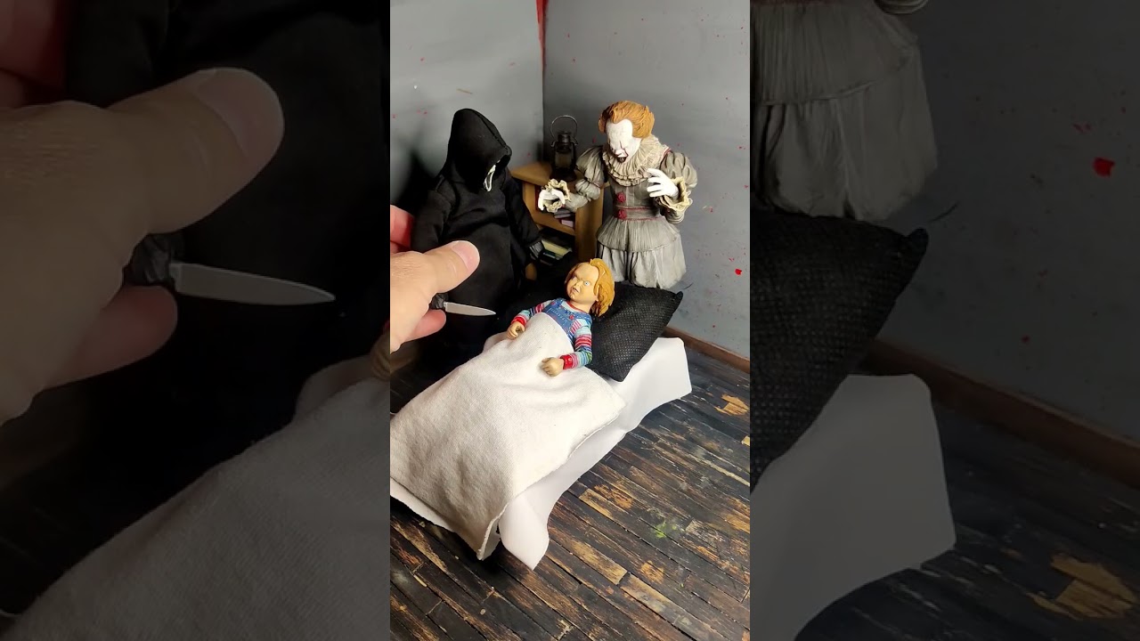 Creepy haunted bedroom setup for you