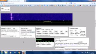 Checking propagation with Web SDR