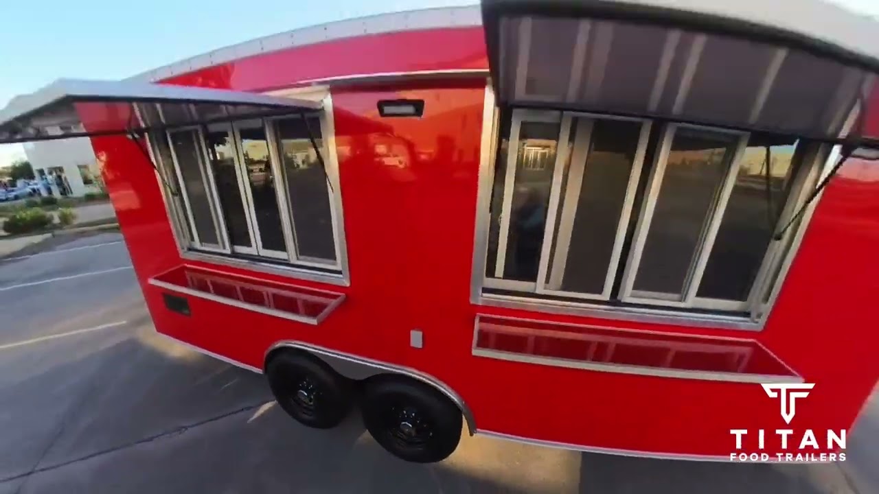 20 ft Food Trailer Tour | High-Capacity Mobile Kitchen by Titan Food Trailers