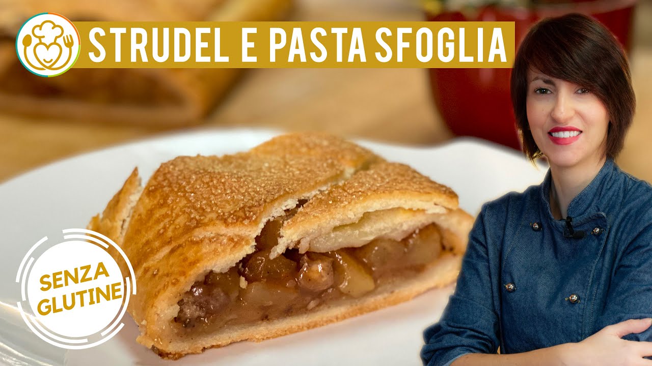 STRUDEL di Mele con PASTA SFOGLIA Senza Glutine Fatta a Mano Facile  | VivoGlutenFree