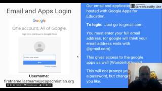 CCS Accounts, Logins and Access