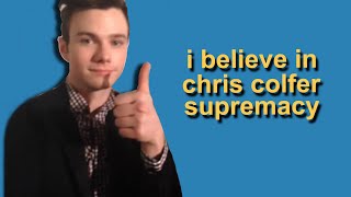 chris colfer is HILARIOUS and likeable as hell Resimi