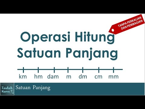 Cara Praktis Operasi Hitung Satuan Panjang