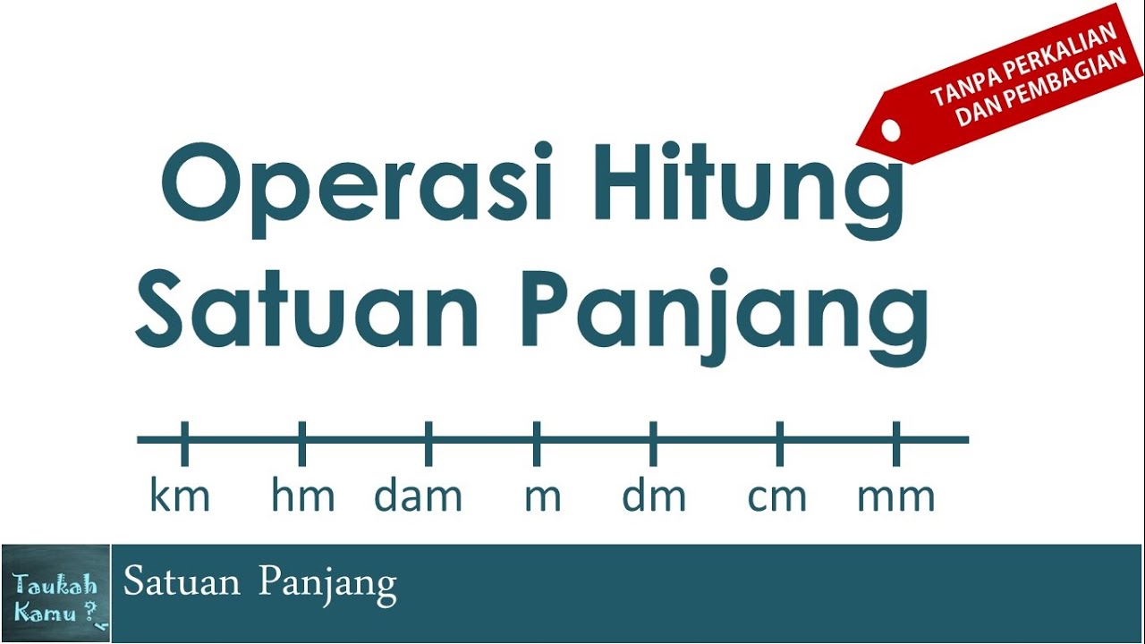 Cara Praktis Operasi Hitung  Satuan  Panjang YouTube