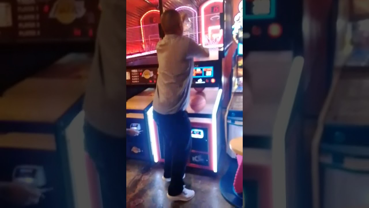 She challenged me to basketball...