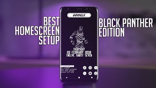 Best Homescreen Setups 2018 : The Black Panther edition screenshot 4