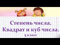 Таблица квадратов и кубов