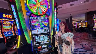Wheel of Fortune! 2X WILD DELUXE!! NUDGE! PLAYING SLOTS TIL WE WIN BIG! screenshot 3