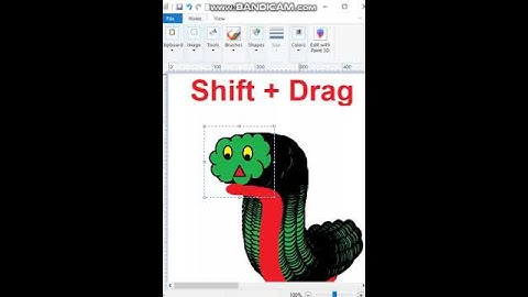 Draw a Snake Design in MS Paint like a pro! 🖌️🐍