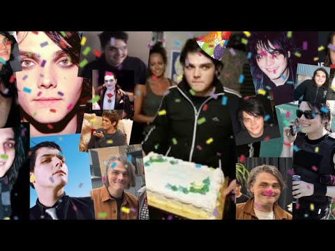 almost 10 minutes of gerard way in honor of his 49th birthday