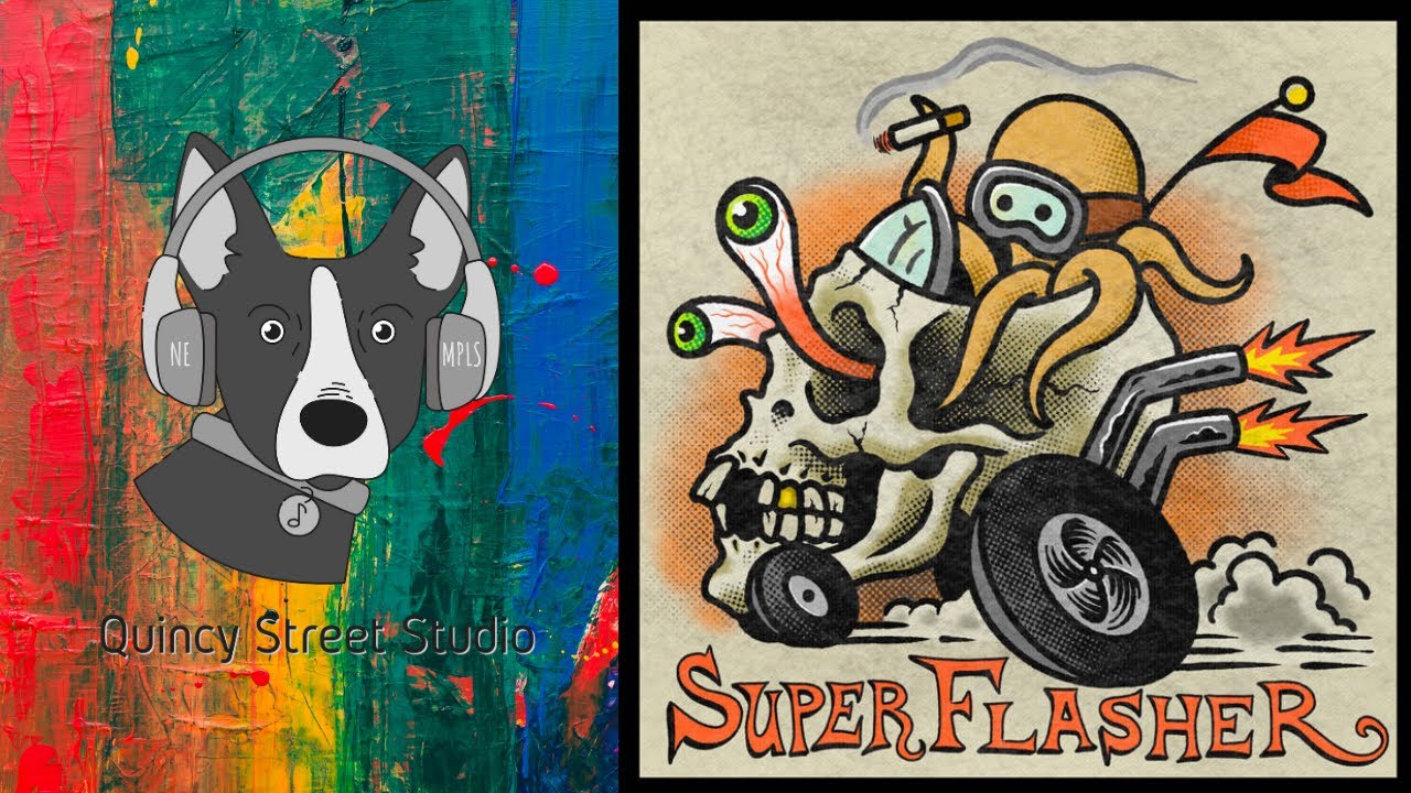 Super Flasher - Hey Brett (live at Quincy Street Studio in NE Minneapolis)