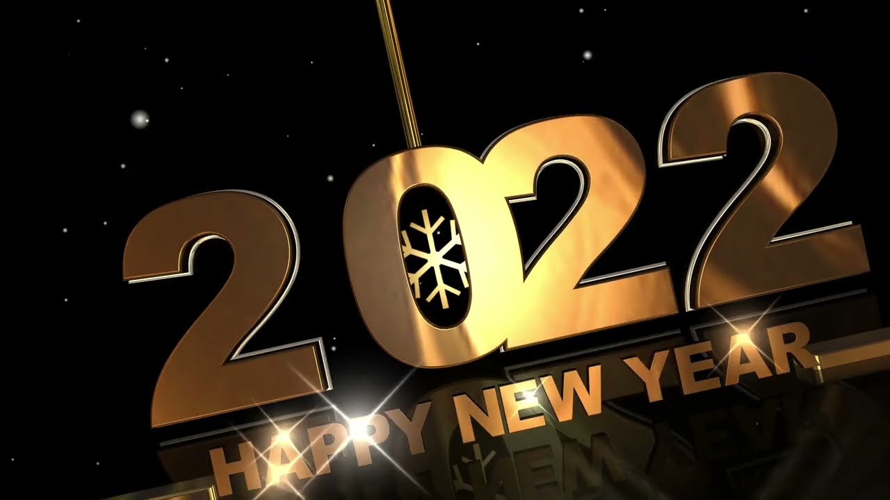 HAPPY NEW YEAR 2022 4K STOCK VIDEO FREE FOR YOUTUBE