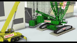 Cyclone Lifting Animation - CranePro 3D