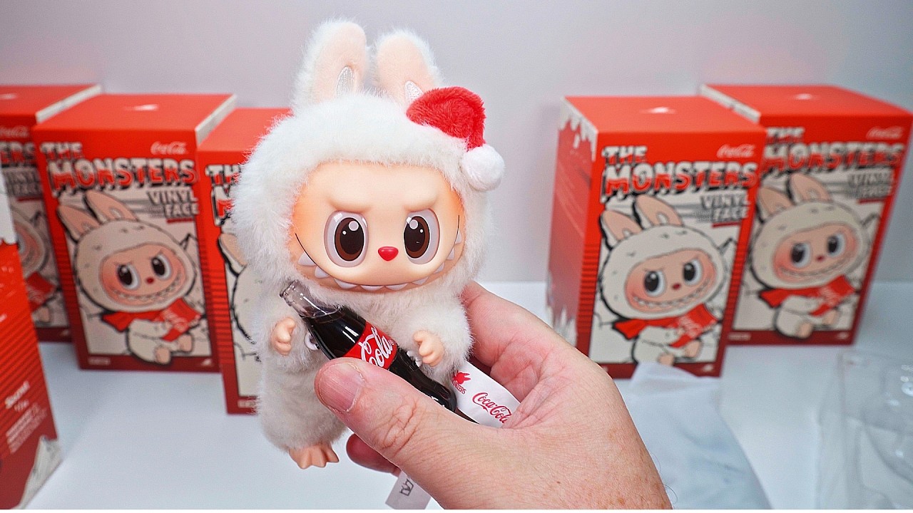 Labubu Coca Cola Full Case Pop Mart Unboxing - No Talking ASMR