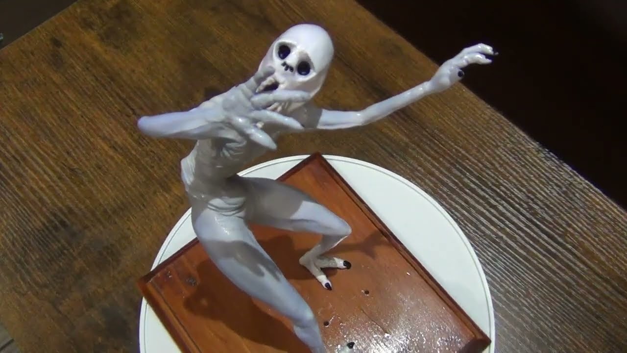 Demon ichk, sculpted in polymer clay and painted