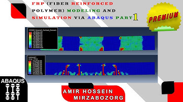 FRP or Fiber Reinforced Polymer Modeling and Simulation via Abaqus Part1 Preview