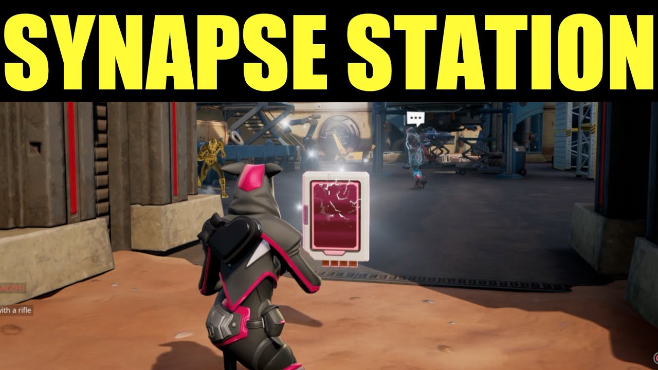 collect omni chips at synapse station Location - Fortnite