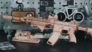 Ugeargeek M416 Point and Shoot/Continuous Fire Mode 3D Wooden Model