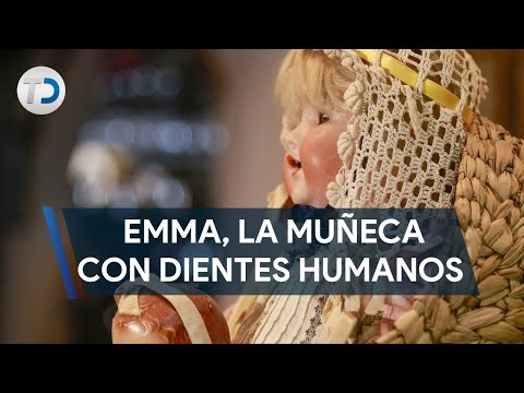 La historia de Emma, la muñeca de Puebla con cabello y dientes reales