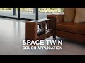 BLUM SPACE TWIN COUCH APPLICATION