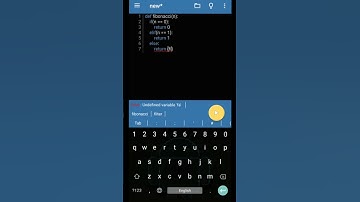 python program for fibonacci series #shorts #youtubeshorts