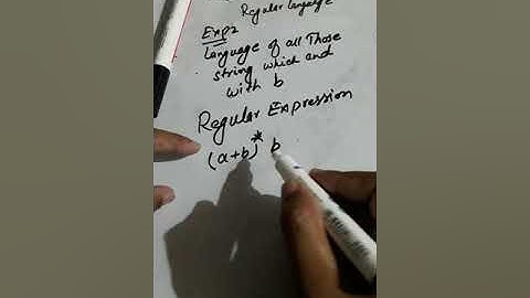 Lec# 2 Regular Language in Urdu CS5113(Automata) language of all those string which at least one b