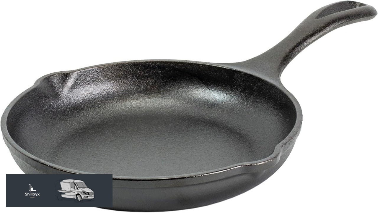 Lodge 8" Cast Iron Skillet Chef Collection Perfect Sear